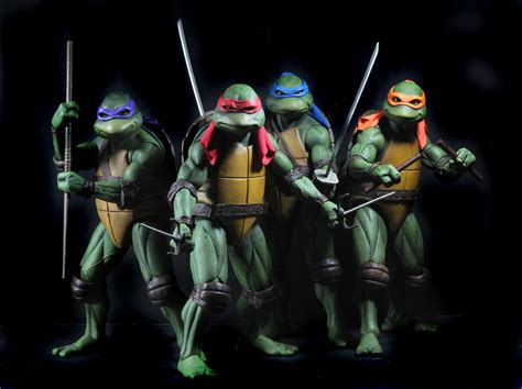 neca ninja turtles 1 4 scale